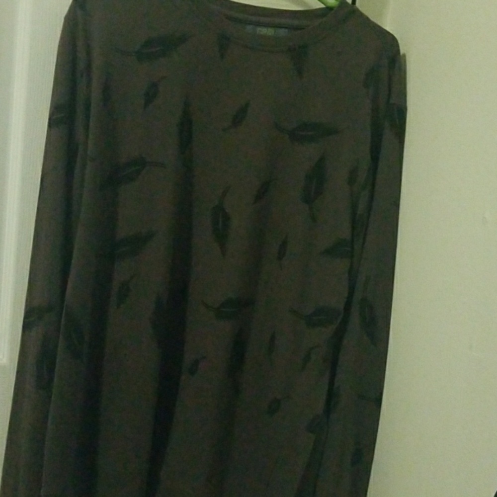 Long sleeve feather sweatshirt